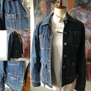 Jackets jean color blue